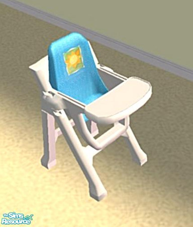 Sims 2 — bright baby set - high chair by priestmere — bright baby high chair