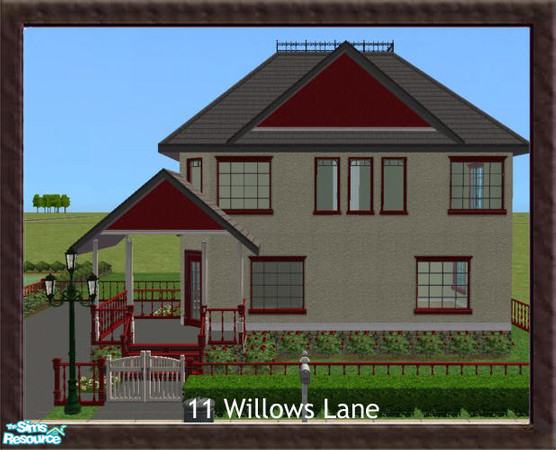 Sims 2 — 11 Willows Lane by JMG — Traditional Home. my walls and floors. 