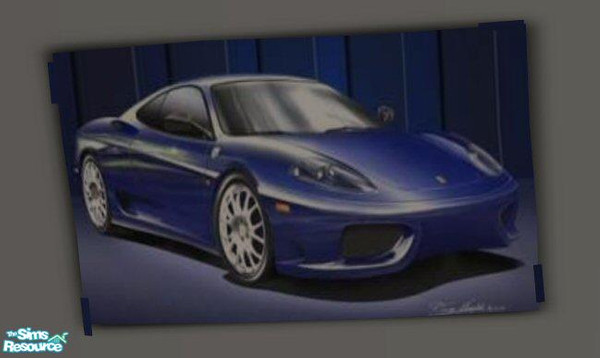 Sims 2 — Fast Cars 4 by jokerette — recolour of "Revolutionary Rebellion Poster"