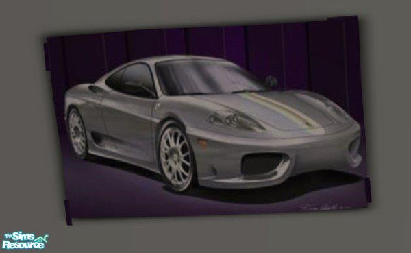 Sims 2 — Fast Cars 5 by jokerette — recolour of "Revolutionary Rebellion Poster"