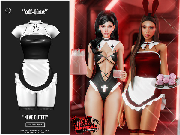 Sims 4 — Off-Line - Neve Headband by VentaStudio — Neve Outfit