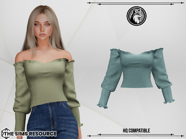 Sims 4 — Liberty Top by ForLima — 4 Colors