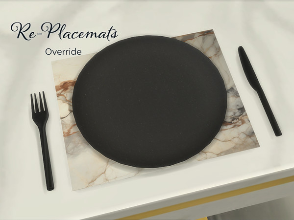Sims 4 — [TrisSimmer]Re-PlaceMatsPartyOverride.package by TrisSims7 — Override to replace the current placemats that come