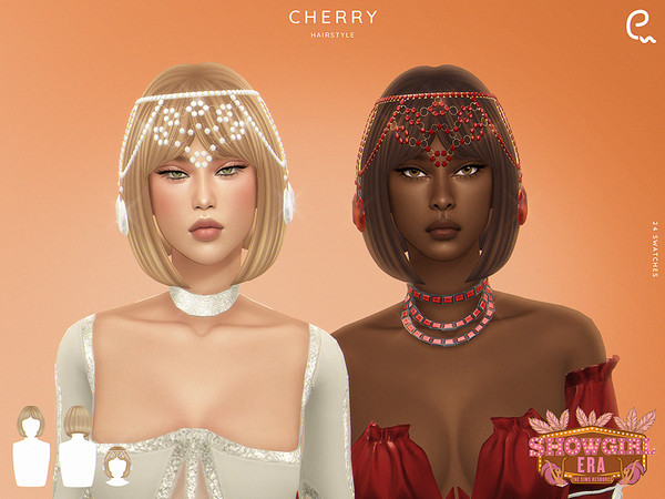 Sims 4 — EnriqueS4_yfAcc_Cherry_Headpiece.package by Enriques4 — New Mesh