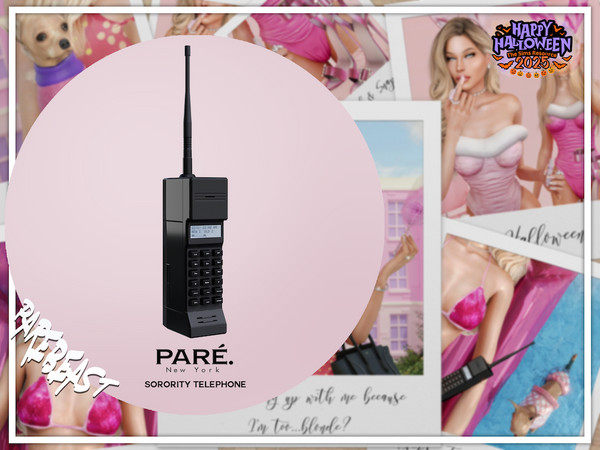Sims 4 — PARE - Legally PARE Sorority Telephone by VentaStudio — Bruiser Chihuahua