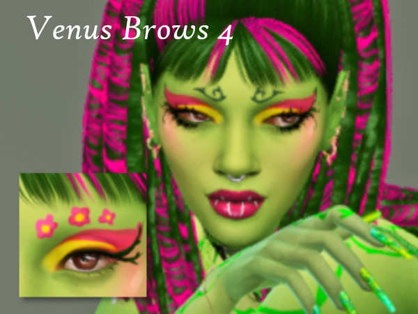 Sims 4 — Venus Brows 4 by Grimismywife — Part of the Venus Set