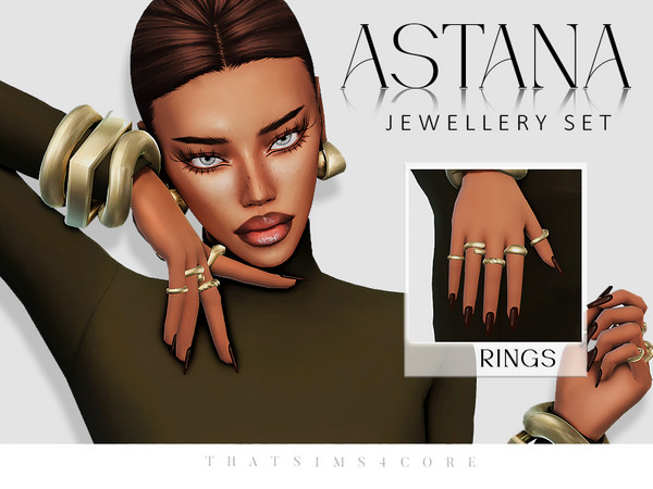 Sims 4 — ts4h - astana rings [left].package by thatsims4core — includes left and right hand rings, 7 swatches each, bg