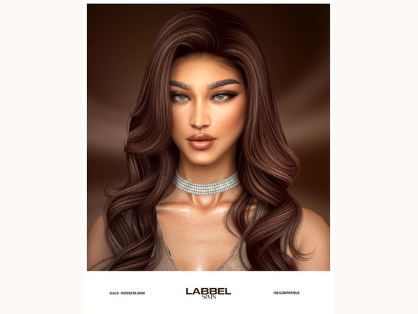 Sims 4 — ROSSETA SKIN by Labbel_Official — Hi gals! Back with this goregous skin! skin with and without brows. 4 tones [