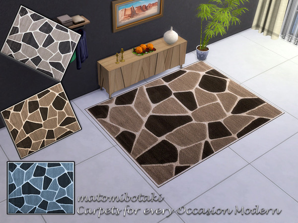 Sims 4 — matomibotaki Carpets for every Occasion Modern by matomibotaki — Who doesn't need them, carpets for every