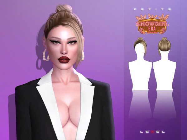 Sims 4 — LEXEL - Petite adult hairstyle by LEXEL_s — 30 swatches
