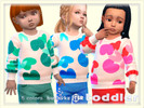 Sims 4 — Shirt Hearts by bukovka — This cute sweater is designed for toddlers, only for girls, and comes in 5 color