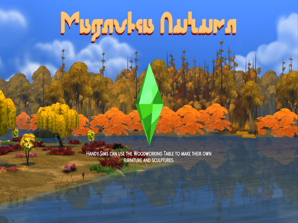 Sims 4 — [SwMDS] Magnolia Autumn Loading Screen. by MsDSweets — Spend an Autumn day on Magnolia Promenade, dodging in and