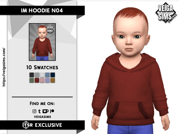 Sims 4 — IM HOODIE N04 by David_Mtv2 — For infant only;