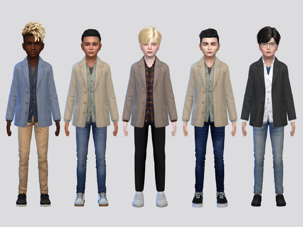 Sims 4 — Stacks Fall Suit Jacket Boys by McLayneSims — TSR EXCLUSIVE