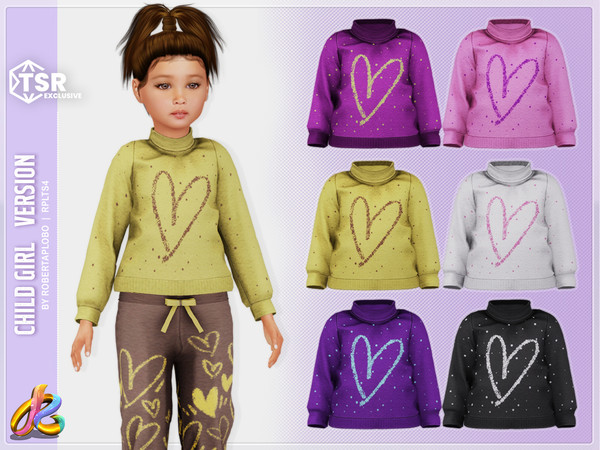 Sims 4 — Girl Top 322 -Child by RobertaPLobo — Top 322 - Child Girl version - TS4