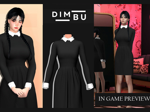 Sims 4 — Merlina Set- DIMBU by Dimbu_Sims4 — 3 COLORS
