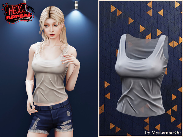 Sims 4 — Hex Appeal - Wet t-shirt contest winner by MysteriousOo — Wet t-shirt contest winner in 8 colors