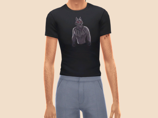 Sims 4 — [caroukid] greg shirt M.package by caroukid — Well... if you're a fan.