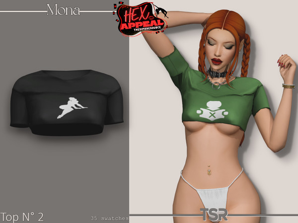 Sims 4 — HexAppeal_Top_2 by Mona — -New mesh-