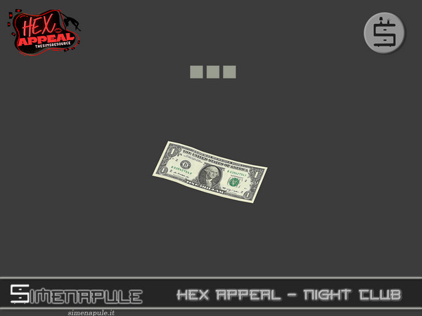 Sims 4 — [SeN4] Hex Appeal Night Club - Dollar by Simenapule — Hex Appeal - Night Club Part 2