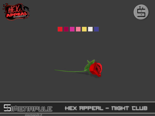 Sims 4 — [SeN4] Hex Appeal Night Club - Rose by Simenapule — Hex Appeal - Night Club Part 2