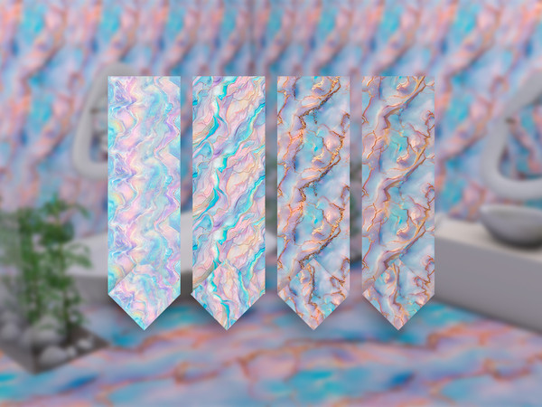 Sims 4 — Fantastic marble by Sinegosa.package by Sinegosa — Dive into a world of shimmering beauty with the