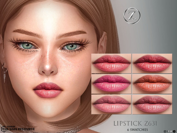 Sims 4 — LIPSTICK Z631 by ZENX — All Age