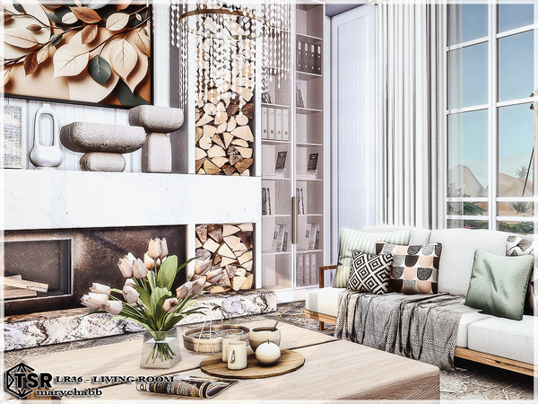 Sims 4 — LR36 - Living Room by marychabb — I present a room - Living Room . Room is fully equipped. Value: 20,216$