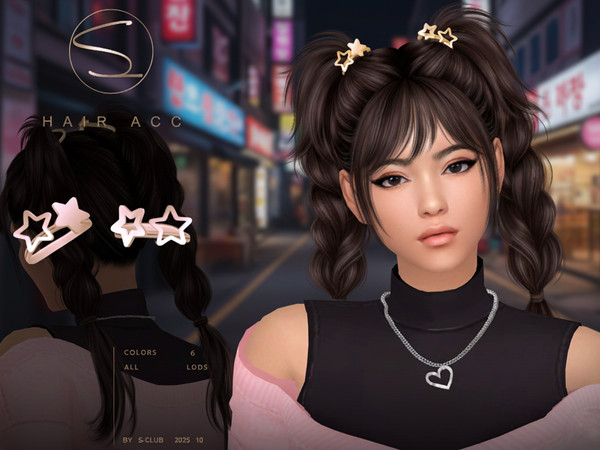 Sims 4 — S-Club_021025_HairACC by S-Club — Hair accessories, hope you like, thank you.