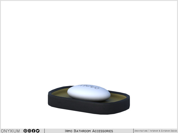 Sims 4 — Irmo Soap Dish by Onyxium — Onyxium@TSR Design Workshop Bathroom Collection - Belong To The 2025 Year