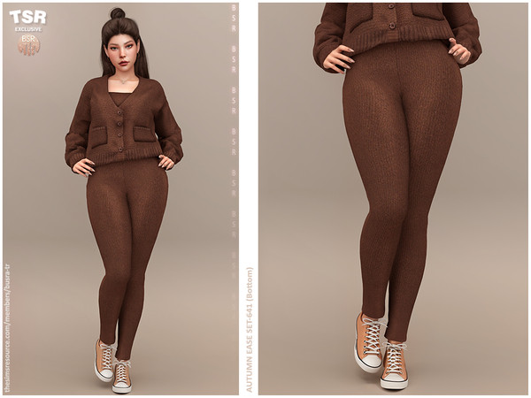 Sims 4 — AUTUMN EASE SET-641(Bottom) BD1631 by busra-tr — - 8 Swatches - For Female (Teen to Elder) - Custom Thumbnail -