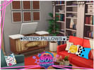 Sims 4 — 80's Things - Retro Pillow (mesh needed) by lavilikesims — Pillow or Cushion with abstract shapes and retro
