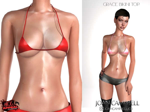 Sims 4 — GRACE BIKINI TOP by Joan_Campbell_Beauty_ — 8 swatches Custom thumbnail Original mesh