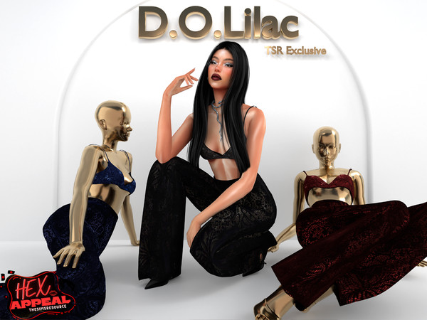 Sims 4 — Lace Bralette DO2020 by DOLilac — Custom thumbnail