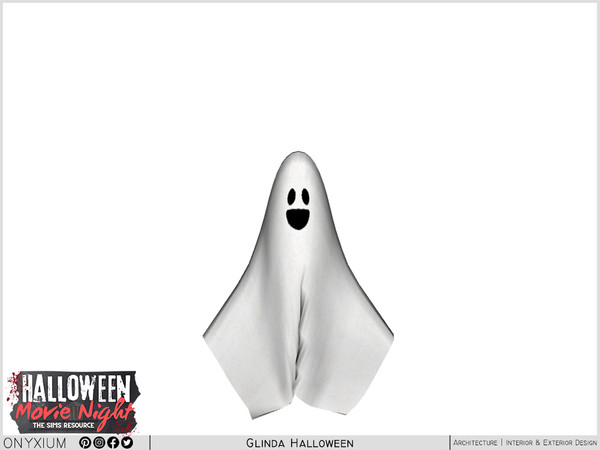 Sims 3 — Glinda Medium Ghost by Onyxium — Onyxium@TSR Design Workshop Halloween Collection - Belong To The 2025 Year