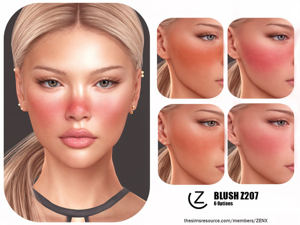 Sims 4 — BLUSH Z207 by ZENX — All Age