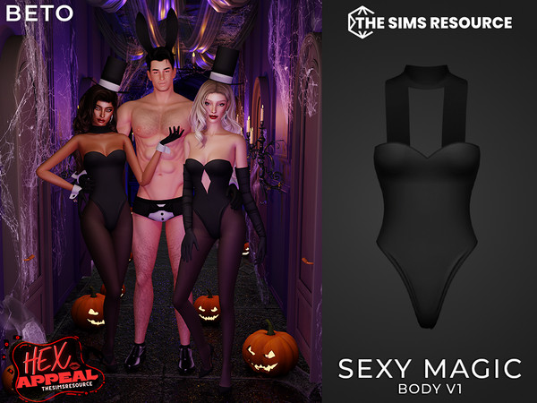 Sims 4 — Sexy Magic (Body V1) by Beto_ae0 — Sexy magician outfit, enjoy it