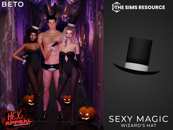 Sims 4 — Sexy Magic (Wizard Hat) by Beto_ae0 — Wizard hat, enjoy it in your game