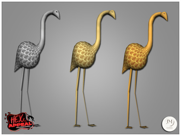 Sims 4 — Jomsims HexAppeal Rumus deco bird by jomsims — To continue your Hex Appeal collection, here's the Rumus