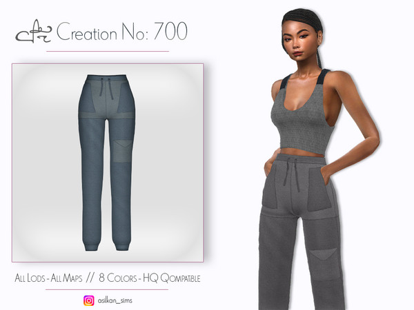 Sims 4 — ACN - 700 by Asilkan — - 8 Colors
