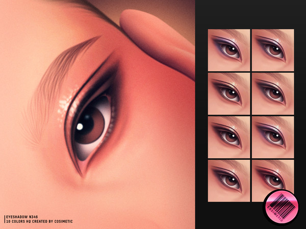 Sims 4 — Gleam Fade Eyeshadow N346 by cosimetic — - Female