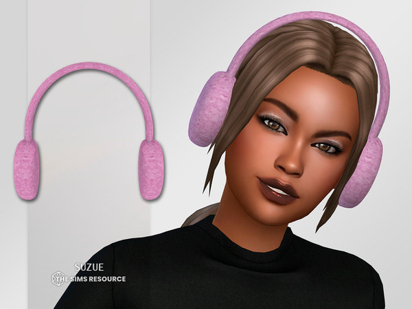 Sims 4 — Winter Earmuffs by Suzue — New Mesh (Suzue)