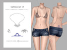Sims 4 — Tattoo Set 17 by Charlotte_Morris — Skin Details - Tattoos