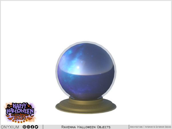Sims 4 — Ravenna Crystal Ball by Onyxium — Onyxium@TSR Design Workshop Halloween Collection - Belong To The 2025 Year