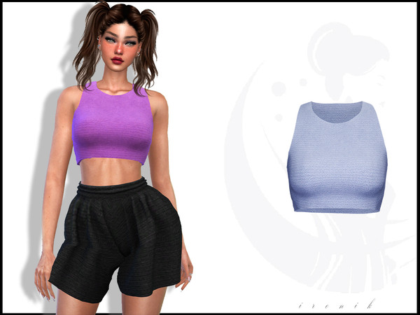 Sims 4 — [Set] Sports Bra by _ironik_ — -5 Colors
