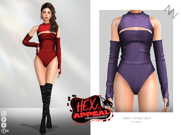 The Sims Resource | TIGHT-FITTING SUIT