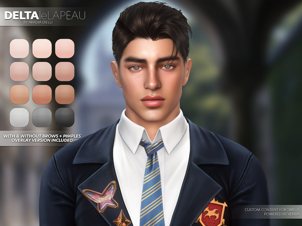 Sims 4 — leLAPEAU - Delta Skin (Pimple Version) by VentaStudio — Delta Skin