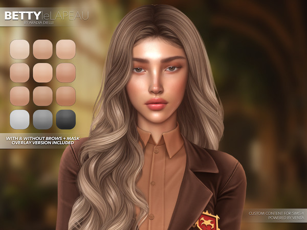 Sims 4 — leLAPEAU - Betty Skin (Overlay) by VentaStudio — Betty Skin