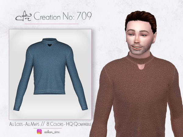 Sims 4 — ACN - 709 by Asilkan — - 8 Colors