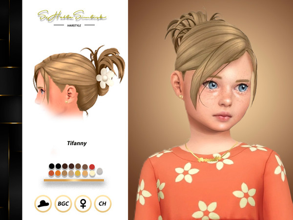 Sims 4 — SHS_Tifanny_ChildrenHair.package by sehablasimlish — Hope you like it and enjoy it. Maxis Match